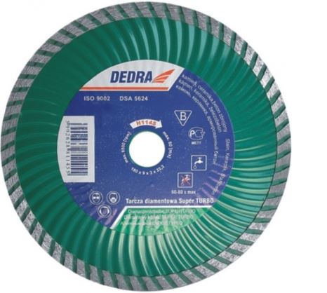 Dedra Tarcza diamentowa Super Turbo do cięcia betonu zbrojonego 110mm H1141