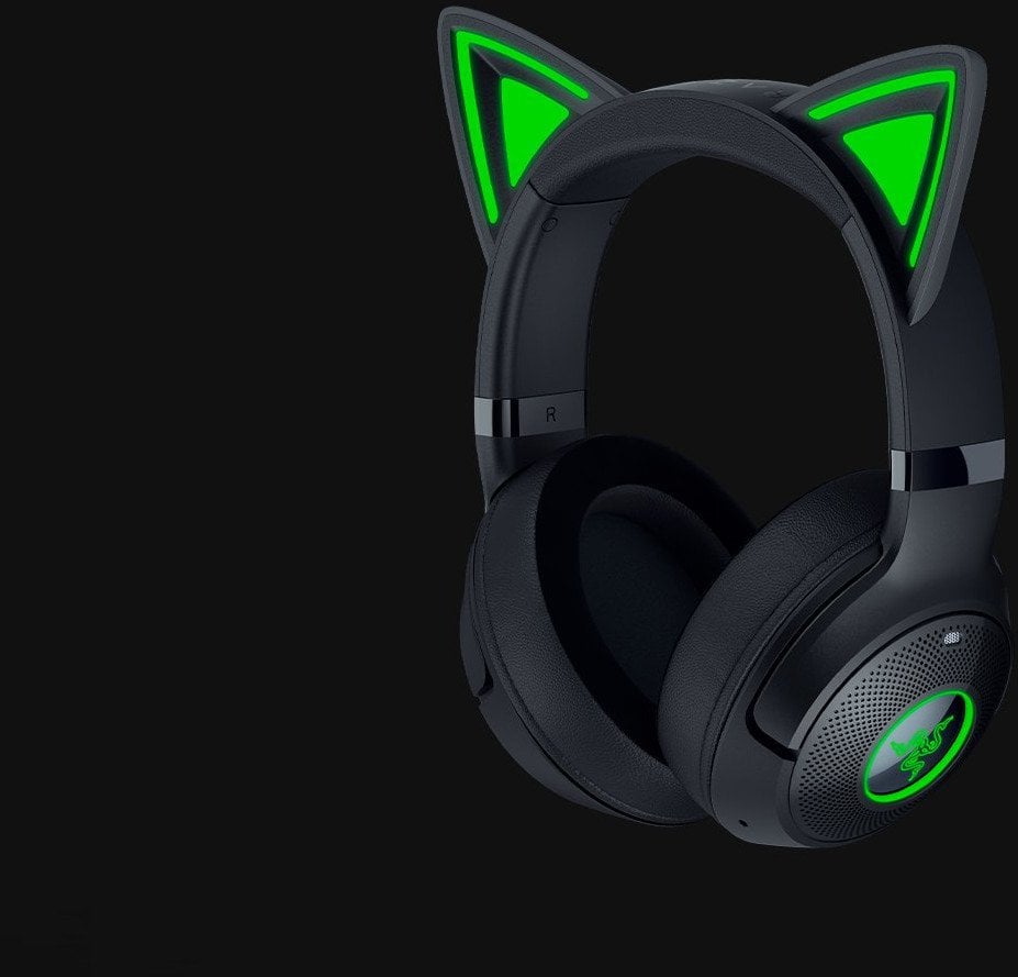 Słuchawki Razer Headset | Kraken Kitty V2 BT | Bluetooth | Over-ear | Microphone | Noise canceling | Wireless | Black