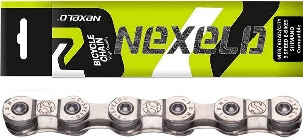 Nexelo Łańcuch NEXELO S9e 9speed 136 ogniw E-bike, szary