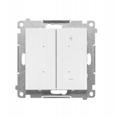Kontakt-Simon Ściemniacz do ściemnialnych LED, klawiszowy (moduł) Biały mat TESL1.01/111