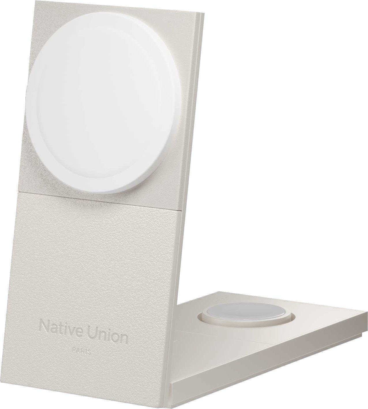 Native Union Rise 3-in-1 Qi2 Wireless Charger - bezprzewodowa ładowarka Qi2 15W do trzech urządzeń kompatybilna z MagSafe (sandstone)