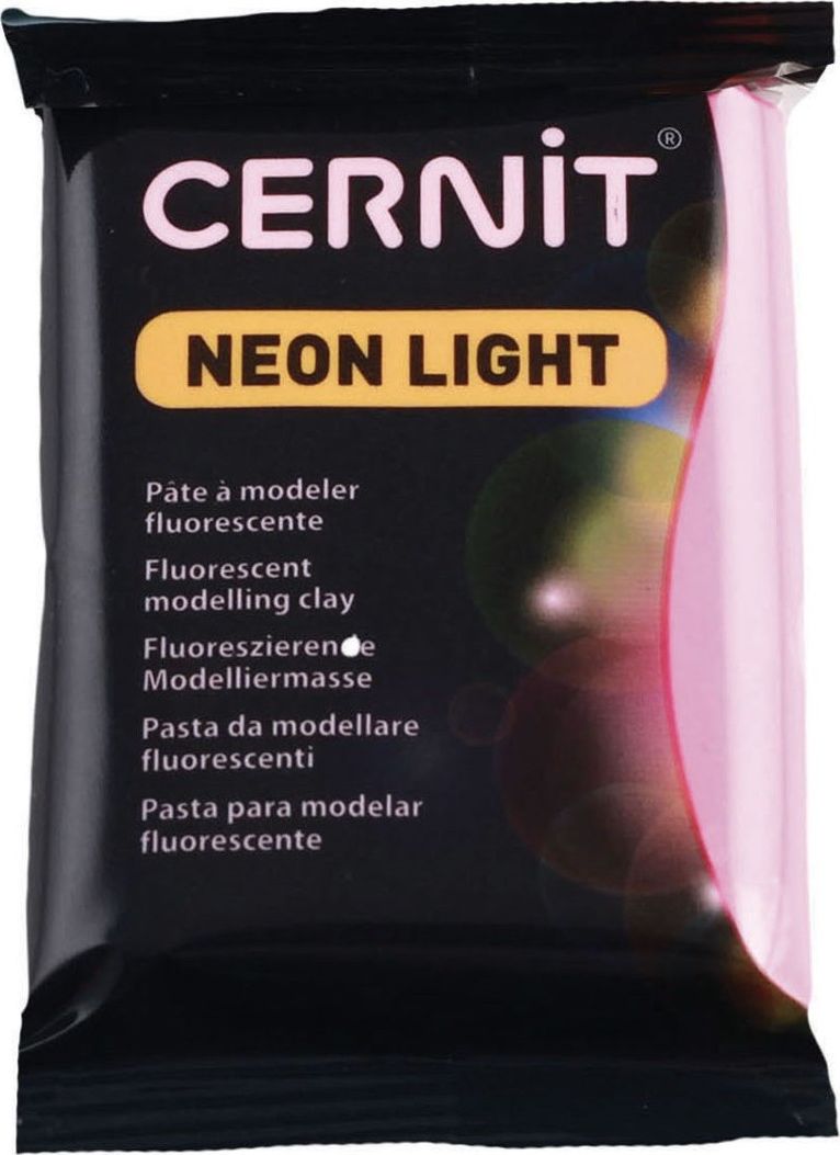 The Clay and Paint Factory Modelina Cernit Neonowo Fuksjowa 56 g