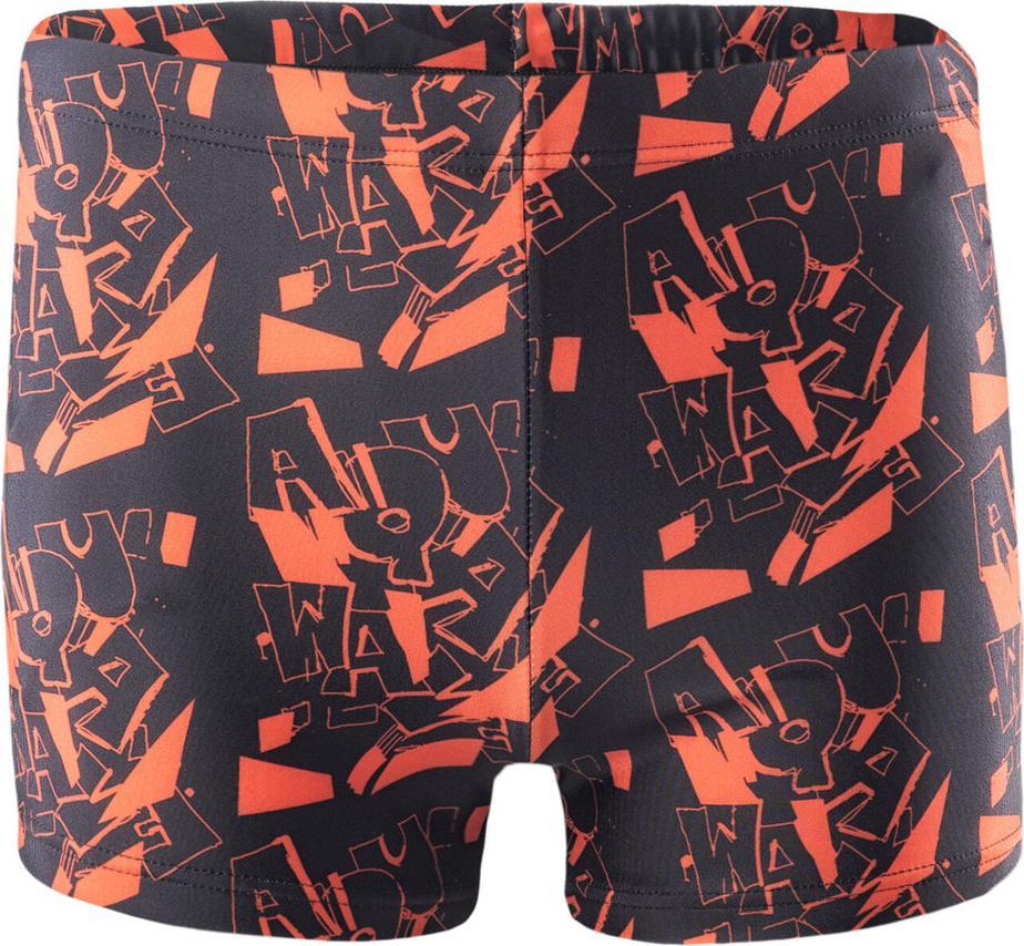 AquaWave Kąpielówki spodenki bokserki dziecięce Aquawave Atos Jr czarno-pomarańczowe rozmiar 158