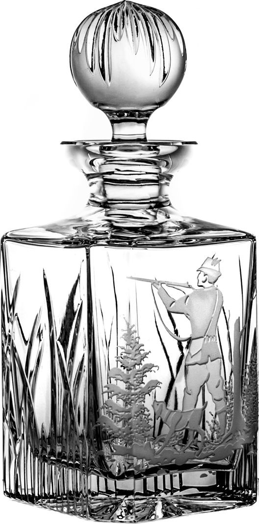 Crystal Julia Karafka do whisky brandy grawer myśliwski (16095)