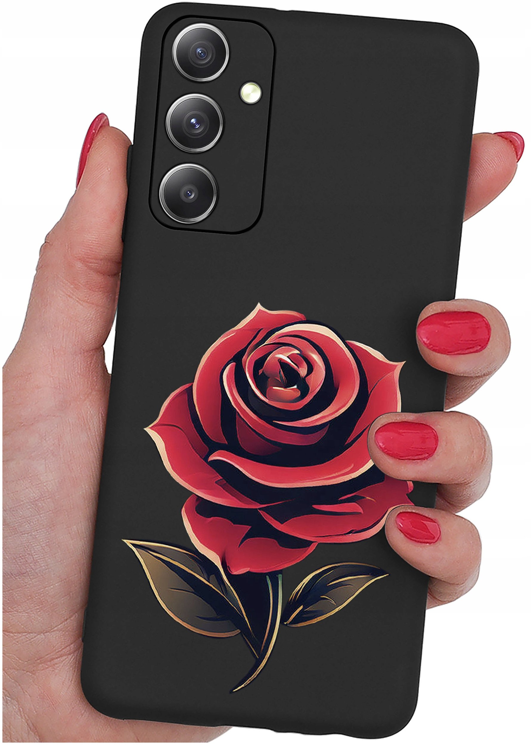 ETUI do Samsung Galaxy M23 5G WZORY |SILIKONOWE MATT CASE + SZKŁO 9H