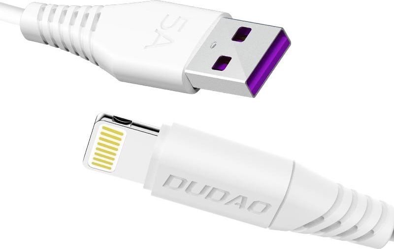 Kabel USB Dudao USB-A - Lightning 1 m Biały (52134)