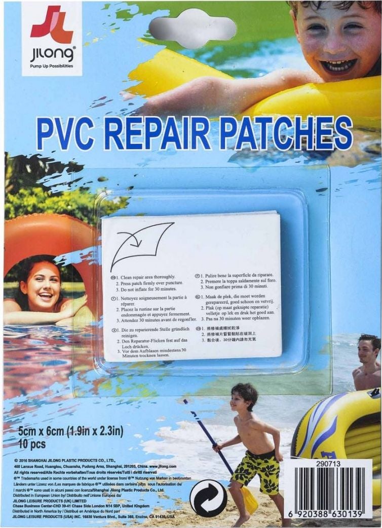 JiLong Zestaw łatek naprawczych 5x6cm kpl 10szt 290713