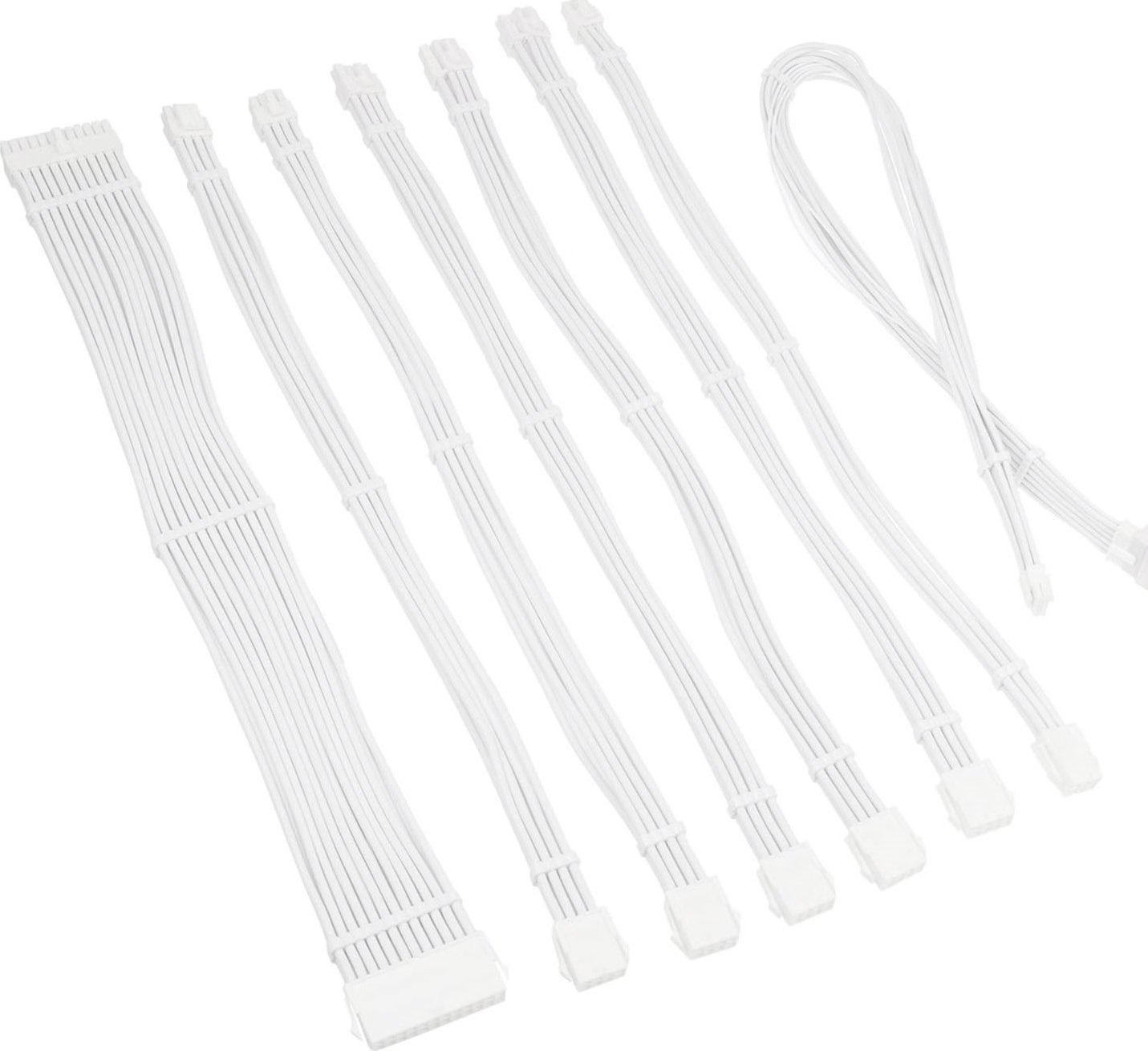 Kolink Kolink Core Pro Braided Cable Extension Kit 12V-2x6 Type 2 - Brilliant White