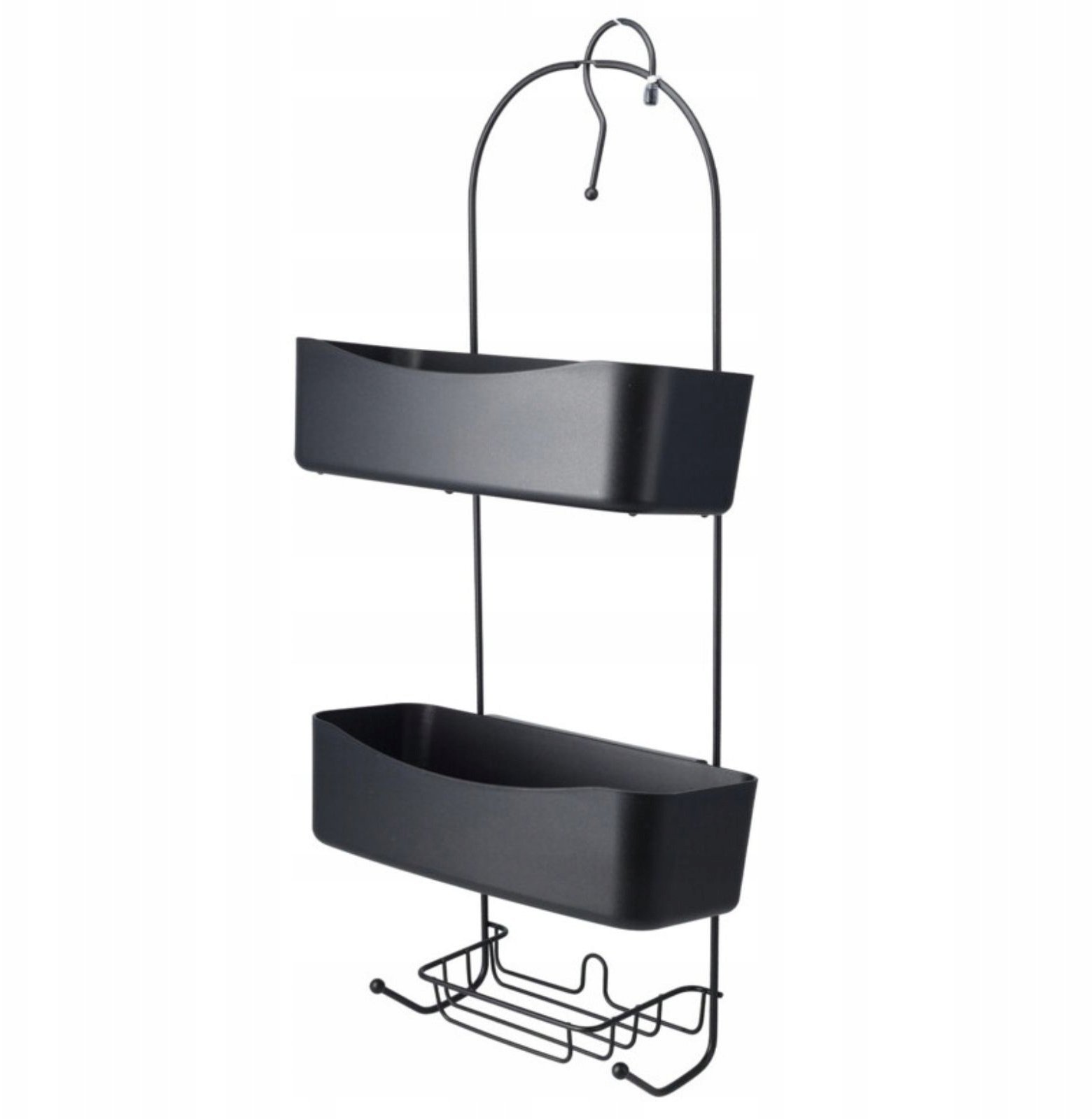 Metalowa półka łazienkowa ARC, 24 x 12 x 59 cm