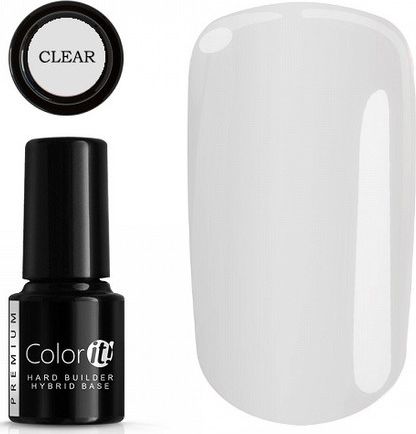 Silcare Baza pod lakier hybrydowy Color It Premium Hard Builder Hybrid Base Clear 6g