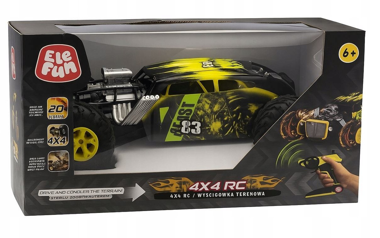 Zdalnie sterowana Wyścigówka terenowa 4x4 do 20km/h - 2,4GHz