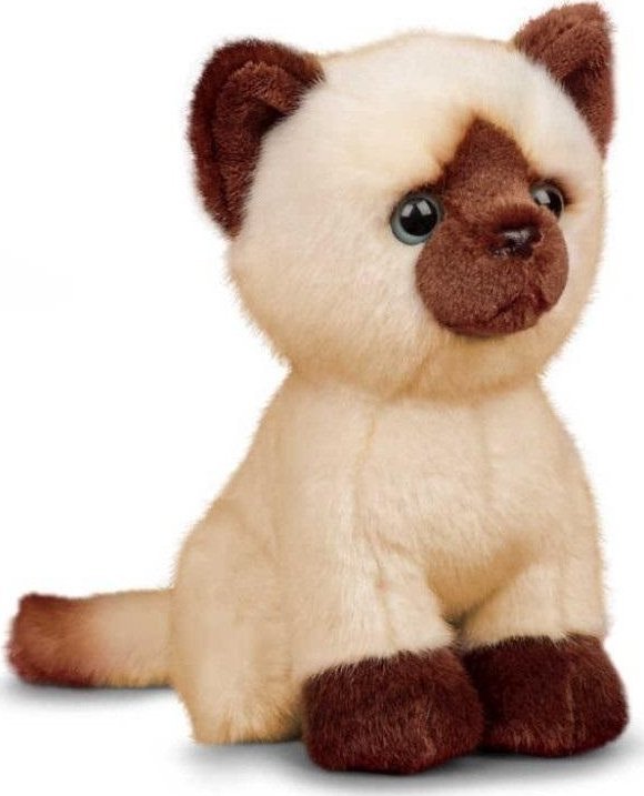 Pluszowy kotek syjamski 21x13cm