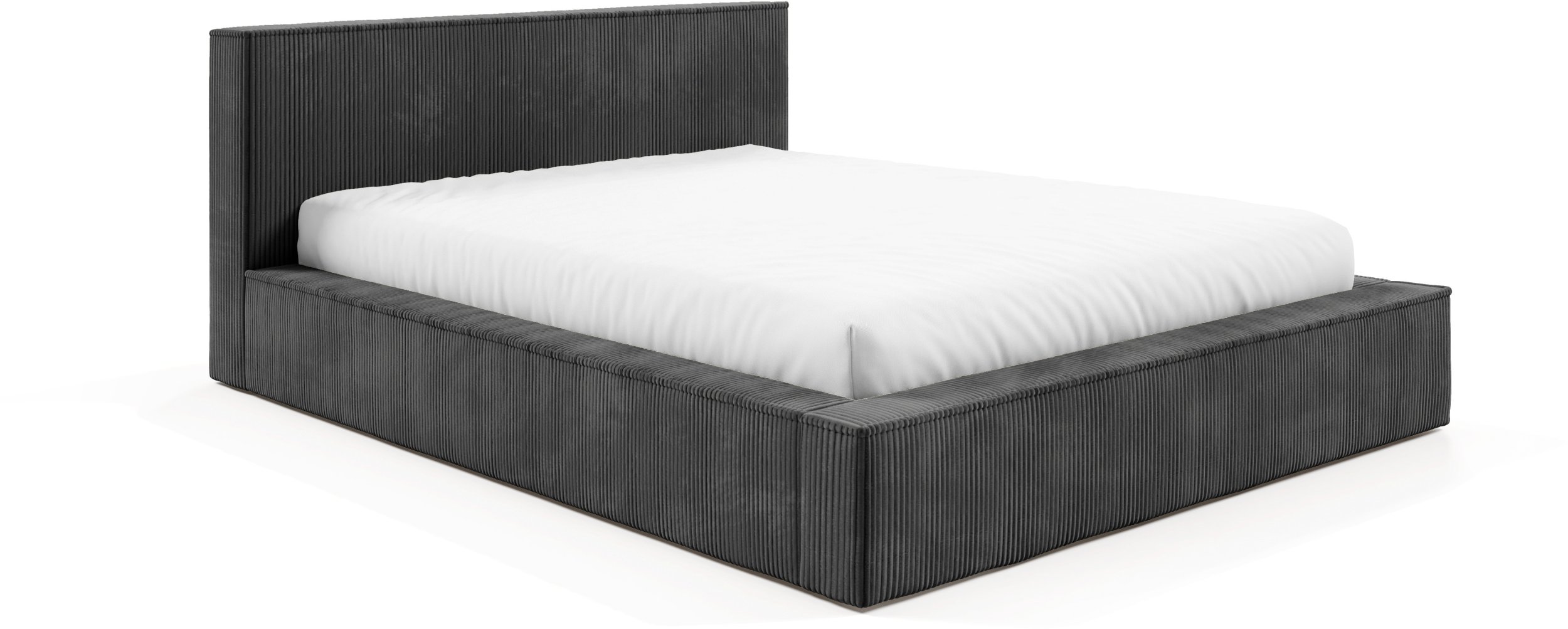 Łóżko FILO 180x200 stelaż metalowy , POJEMNIK, szerokie boki, Sztruks poso 115