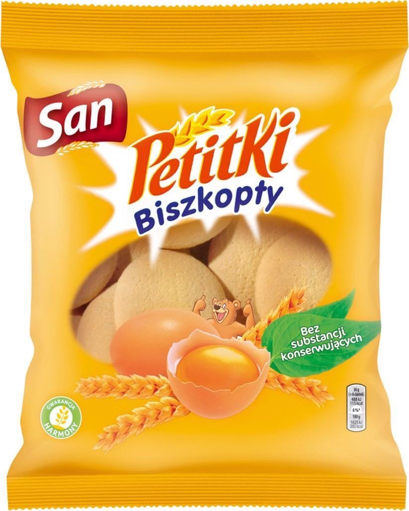 San San Petitki Biszkopty 120 g