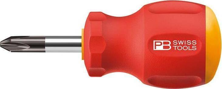 PB Swiss Tools Wkrętak krótki gaźnikowiecdo śrub z gniazdem krzyżowym PH PB Swiss Tools