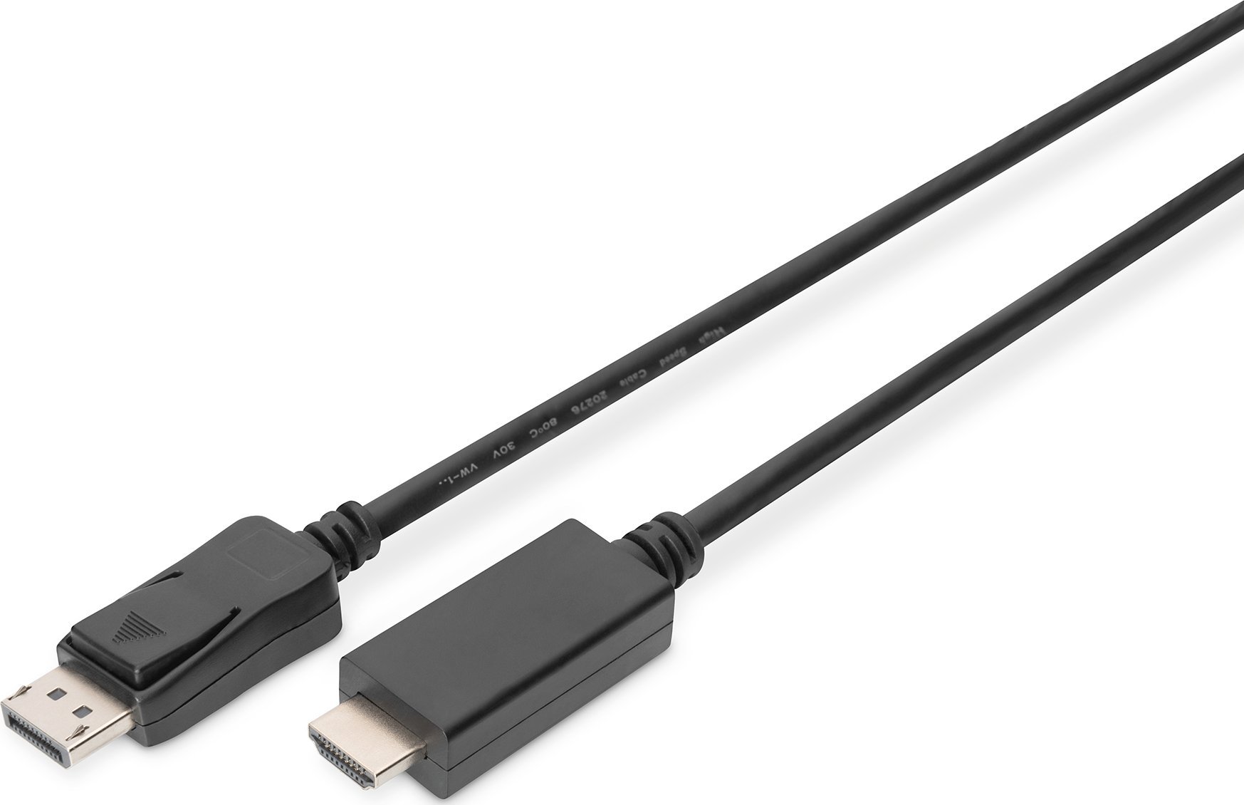 Kabel Digitus DisplayPort - HDMI 2m czarny (AK-340303-020-S)