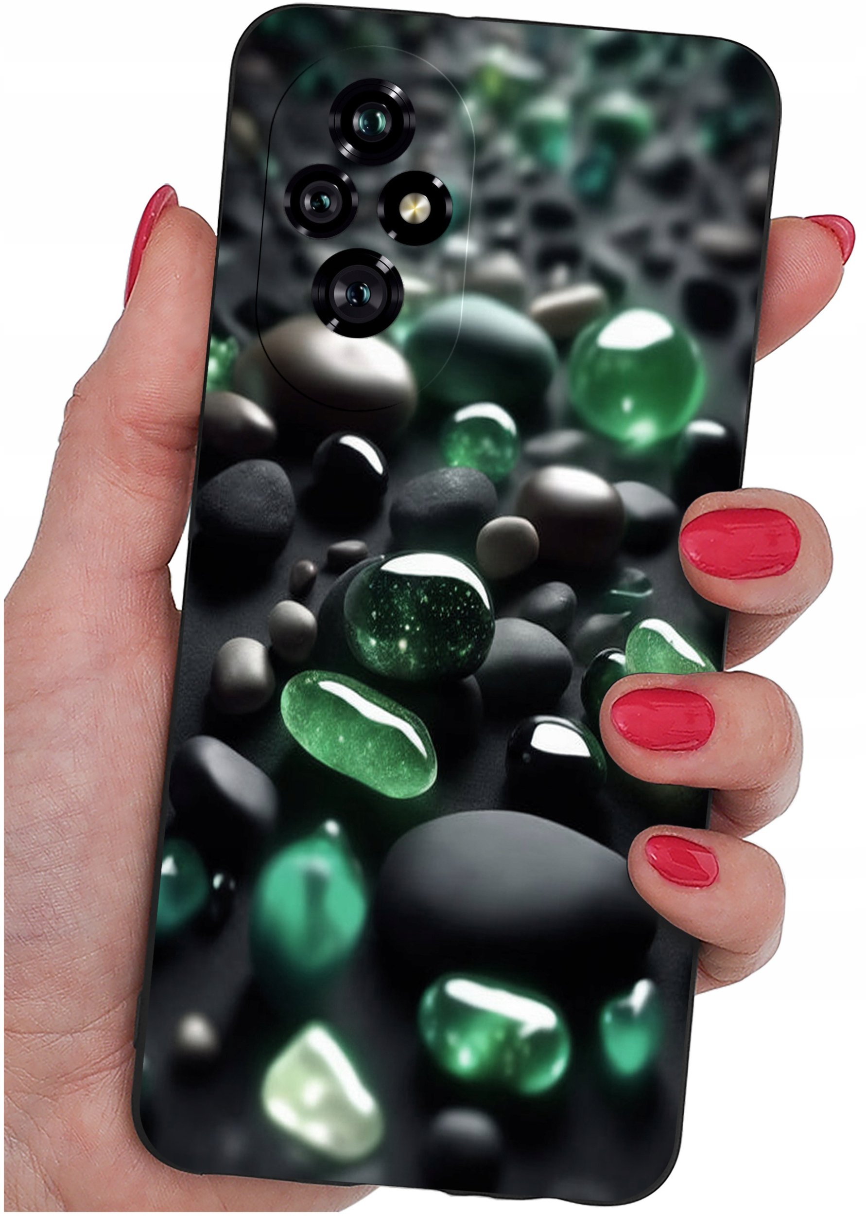 ETUI do Honor 200 5G | WZORY | SILIKONOWE MATT CASE + SZKŁO 9H