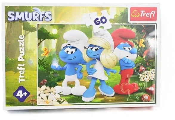 Trefl Puzzle Smerfy - Zaczarowany Las 60 elementów (17401)