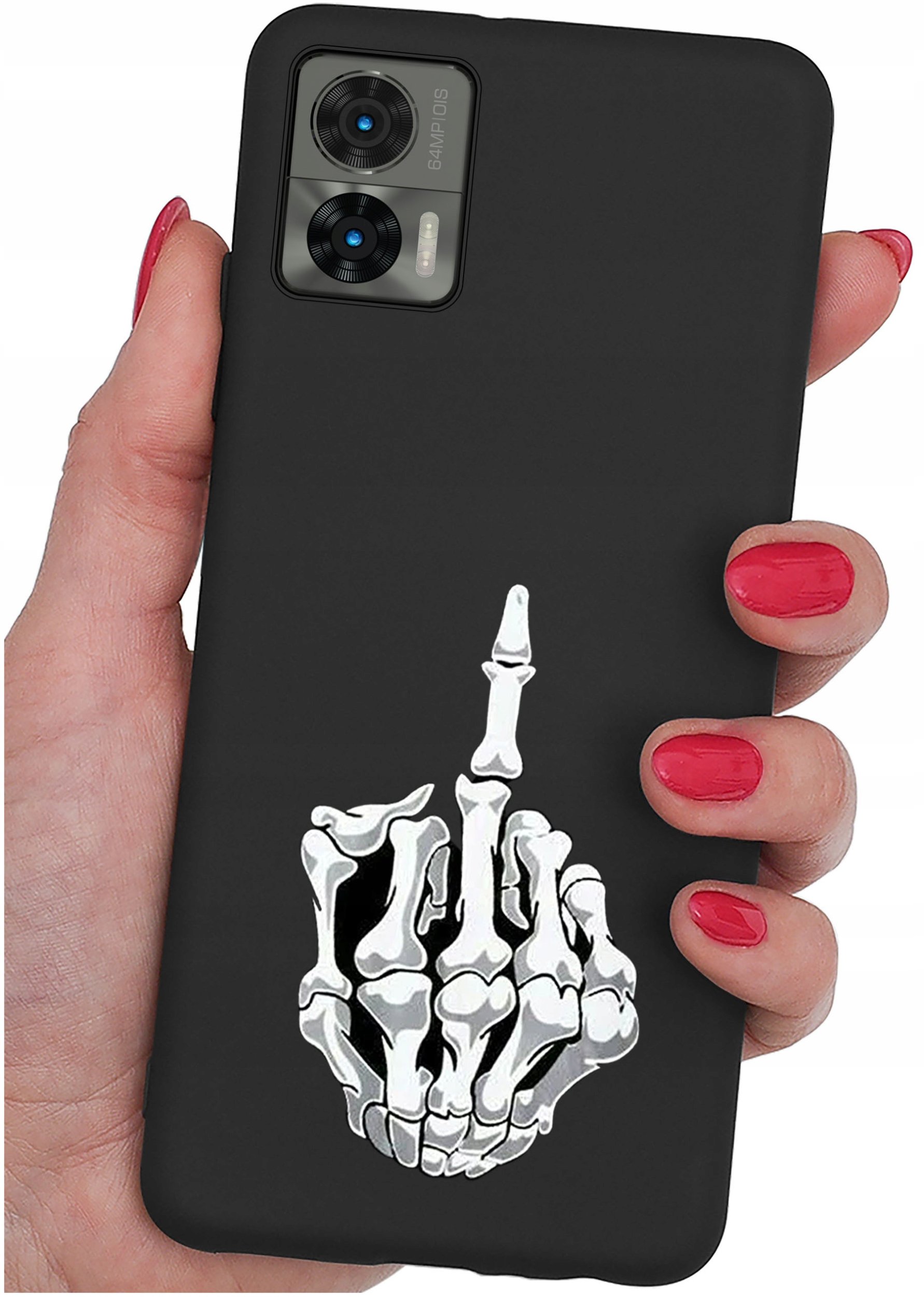 Etui do Motorola Moto Edge 30 Neo WZORY |SILIKONOWE MATT CASE + SZKŁO 9H