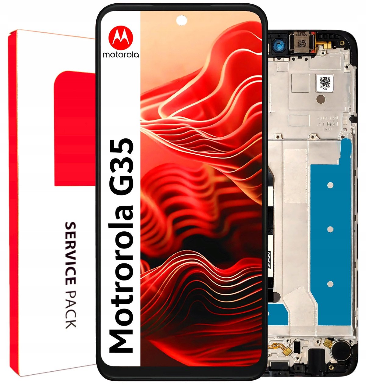 Wyświetlacz do Motorola Moto G35 Ekran LCD Ramka Oryginał Zila XT2433-5 (5904858381449)