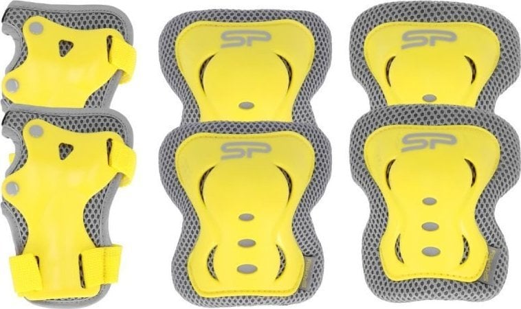 Spokey Zestaw ochraniaczy żółte r. L (940932)