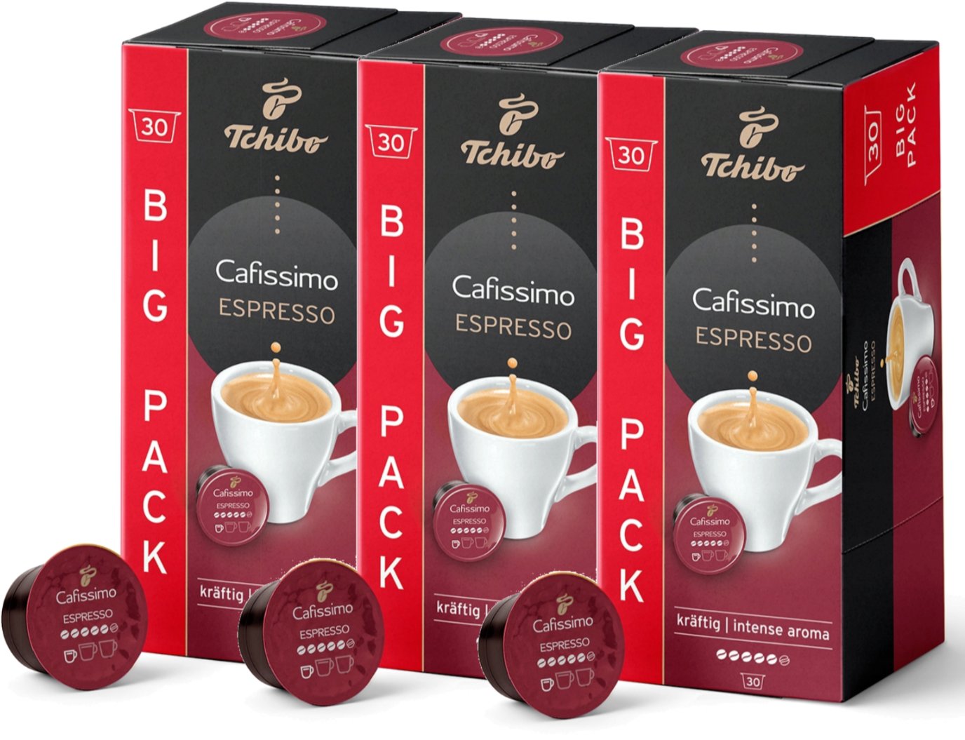Tchibo Kapsułki Cafissimo Espresso Intense Aroma 3x30 szt.