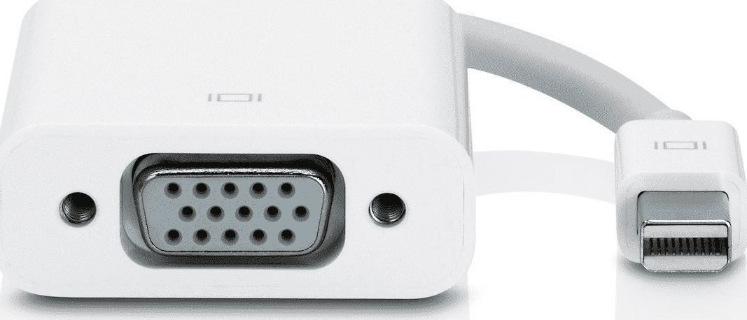 Adapter AV Apple DisplayPort Mini - D-Sub (VGA) biały (MB572Z/B)