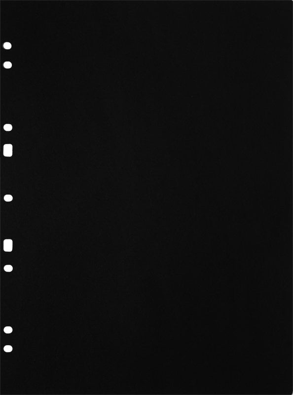 Focus Carton Refillsheets for ringbinder A4 Black 30-pack