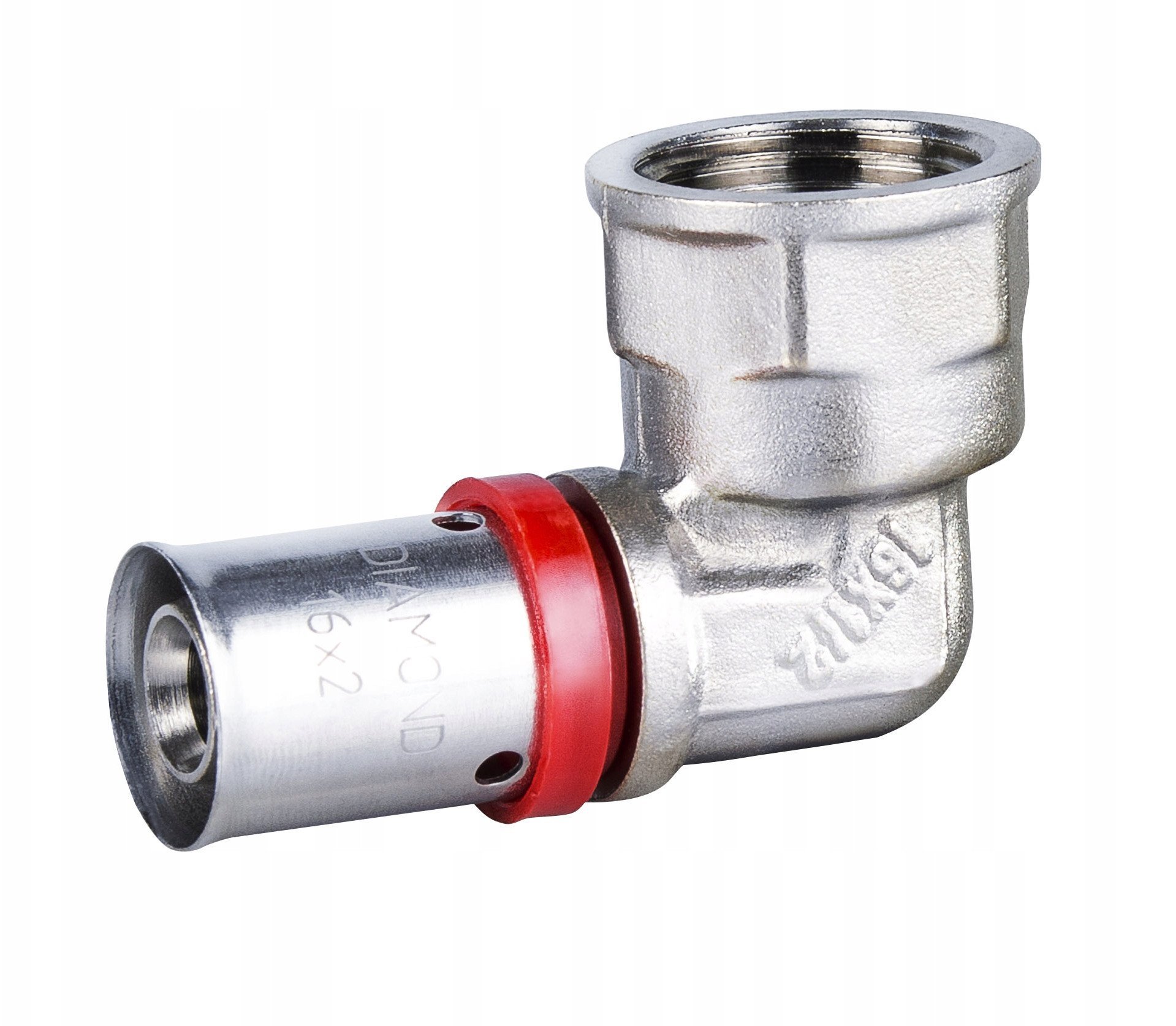 Diamond kolano zaprasowywane, KOL-DZ, PEX-AL-PEX z mosiądzu 3/4"x25 FZZ-005.3/4X25.KOL-D