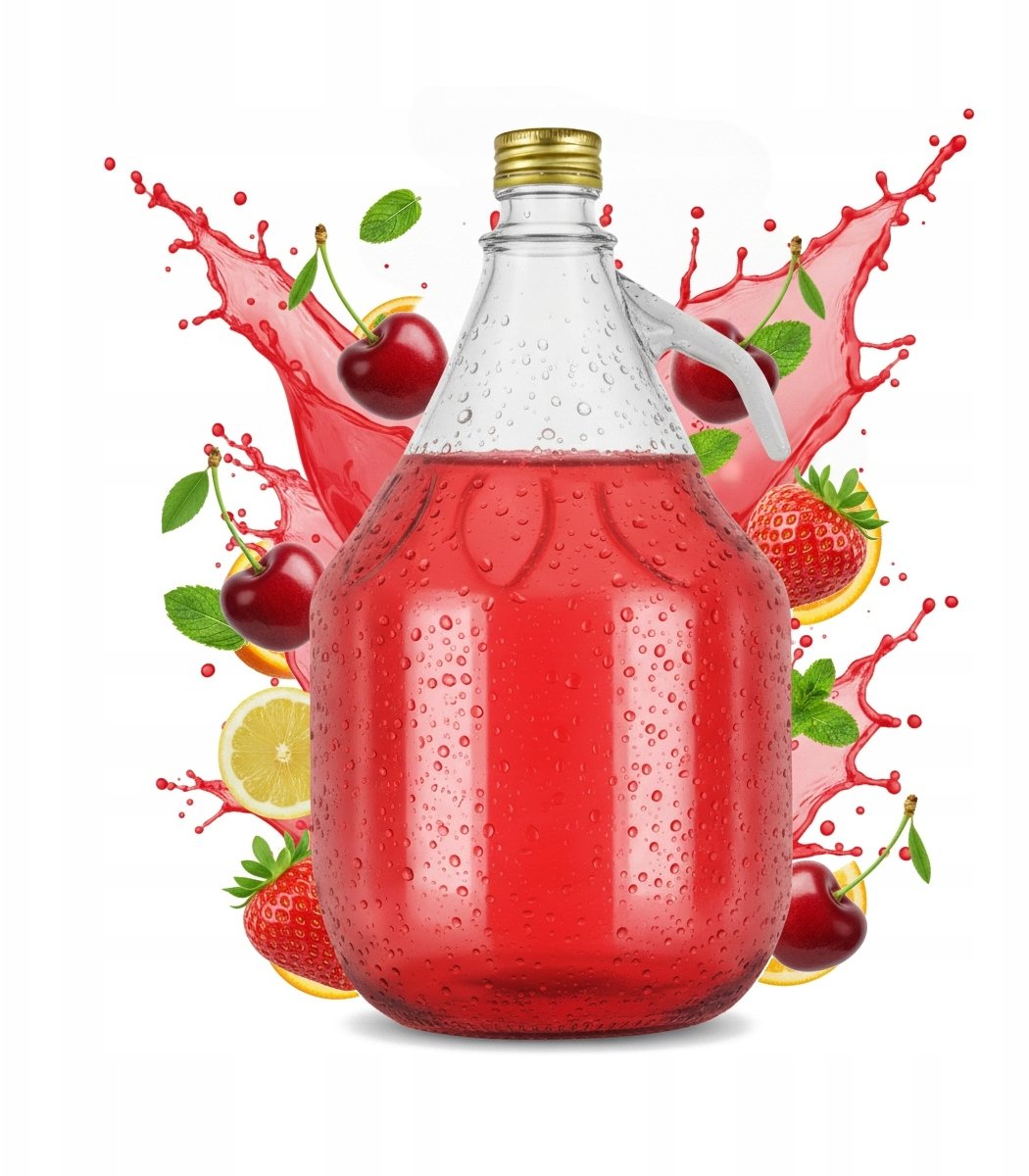 DAMA 3L GĄSIOR Butelka Na Wino BALON Na Nalewki Wino Sok Butla Szklana