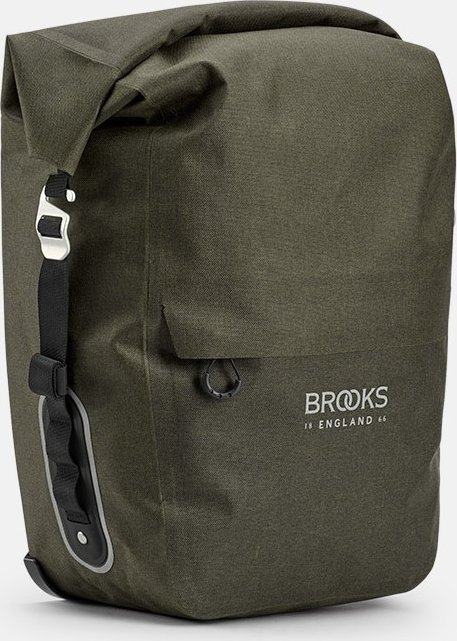 Brooks Sakwa BROOKS SCAPE PANNIER LARGE, Mud Green, Pojemność 18-22L, Klick fix system, Wodoodporność IPX4 (NEW)