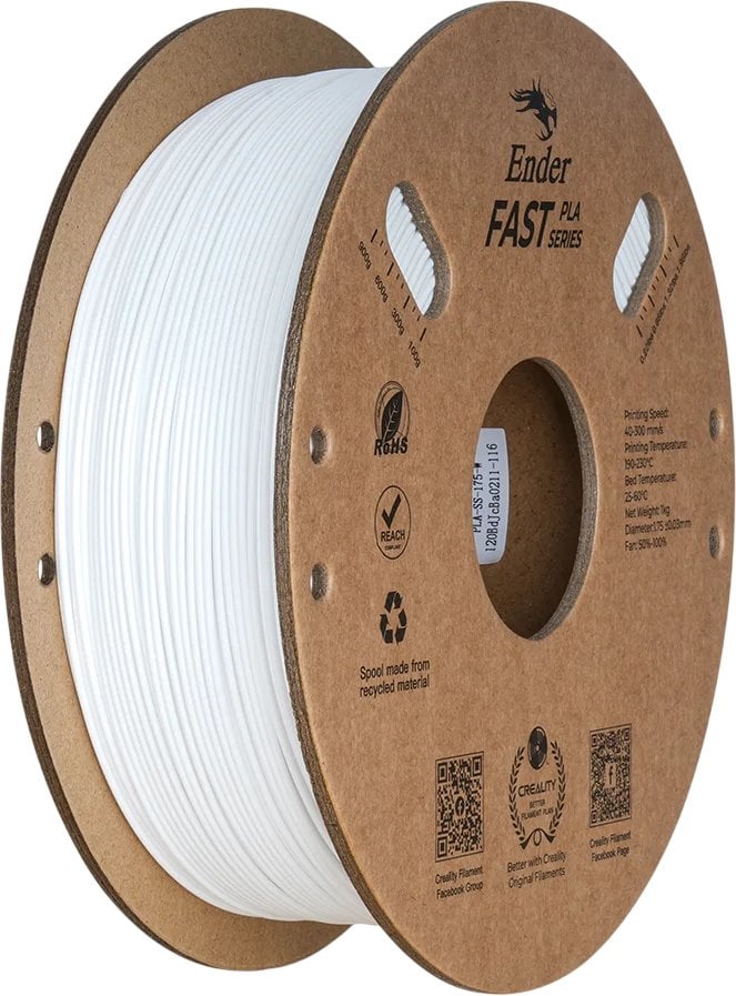 Filament Ender Fast PLA, 1kg, white (3301010397)