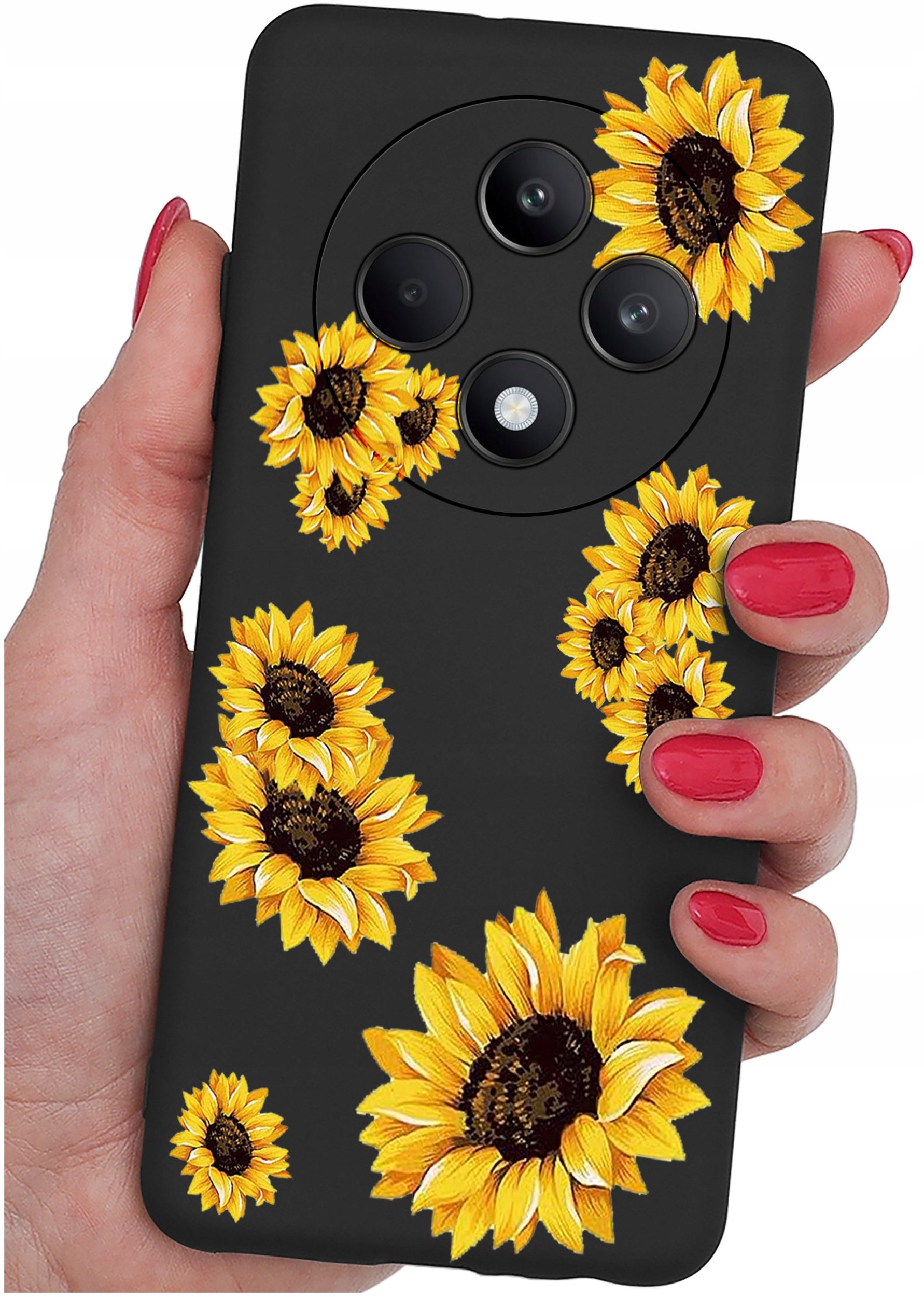 Etui do Oppo Reno 12 F 5G | 12 FS 5G WZORY |SILIKONOWE MATT CASE + SZKŁO 9H