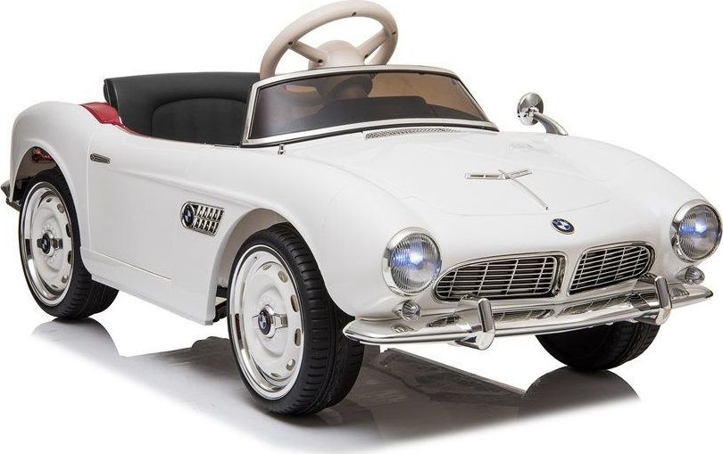 Pojazd na akumulator BMW 507 Retro Biały