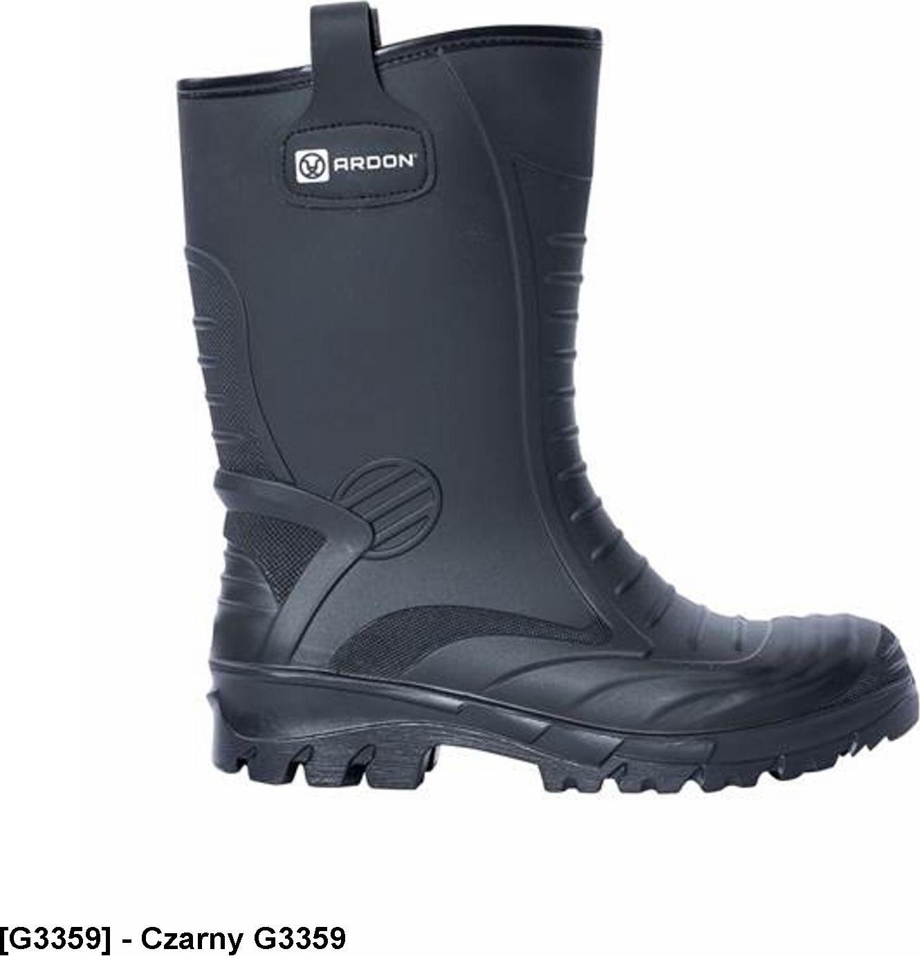 Ardon RIGGER S5 G33 - bezpieczne gumowce zimowe z podnoskiem, ocieplane sztucznym futrem 38