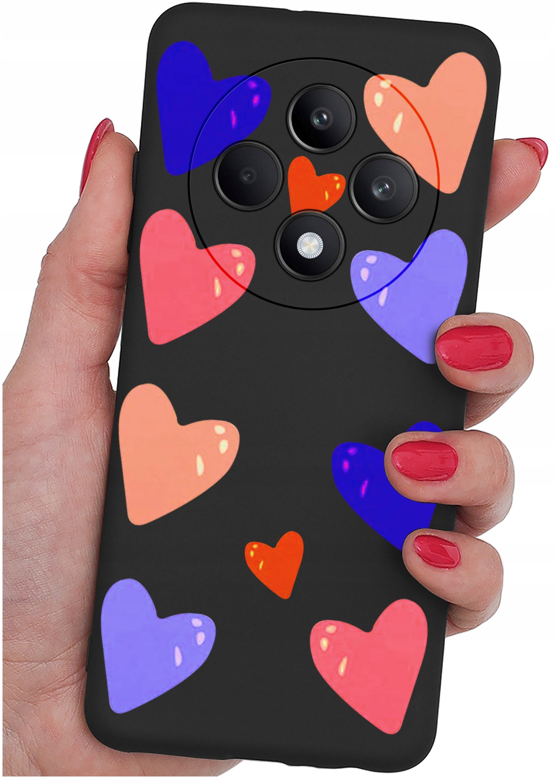 Etui do Oppo Reno 12 F 5G | 12 FS 5G WZORY |SILIKONOWE MATT CASE + SZKŁO 9H