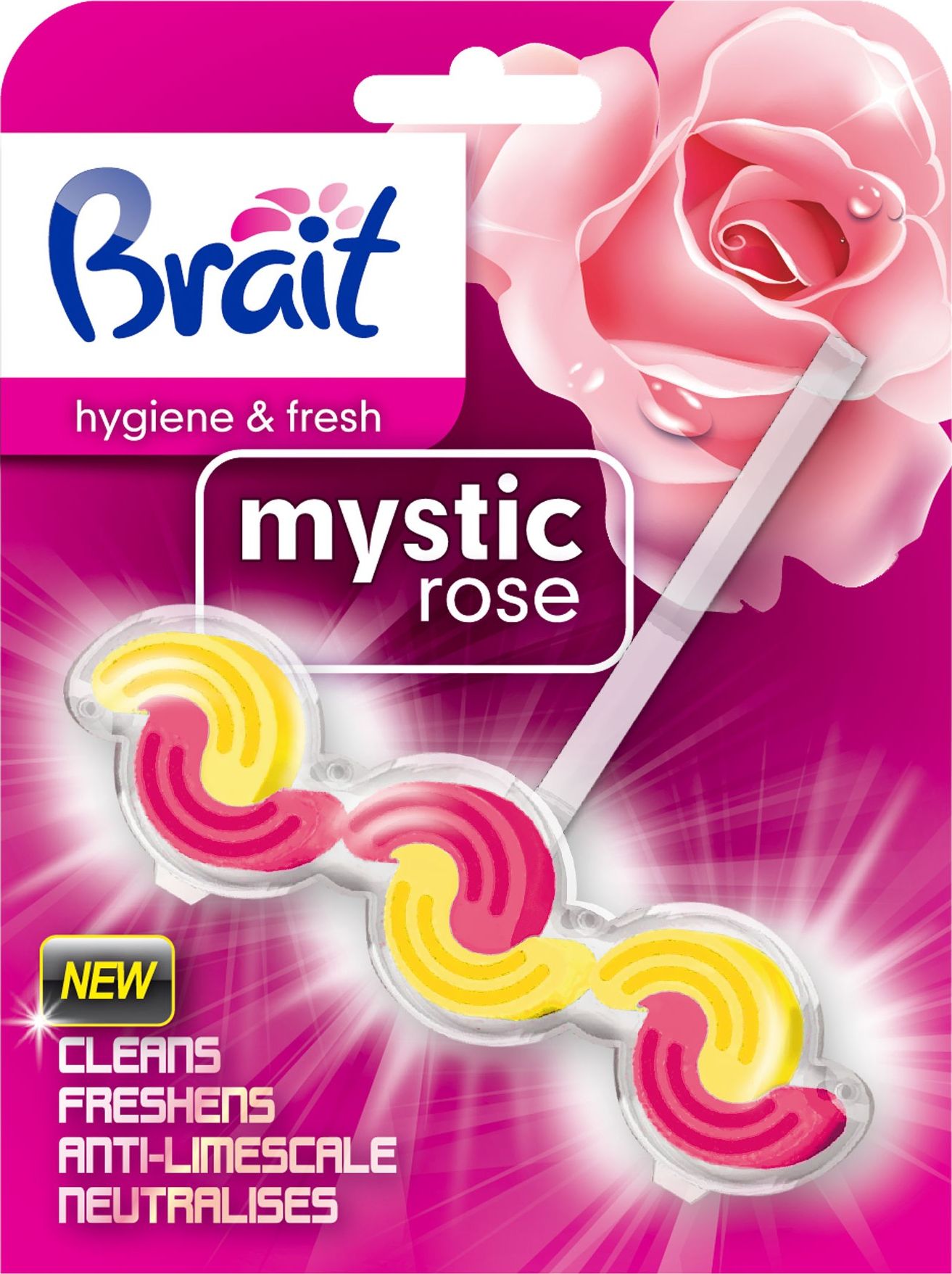 Brait Brait Kostka toaletowa 2-fazowa do WC Mystic Rose 45g