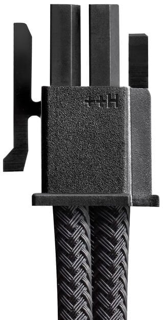 CableMod C-Series Pro ModMesh 12V-2x6-Kabel, 90° Anschluss, für Corsair Type 5 RMx Shift PSUs - carbon, 65cm