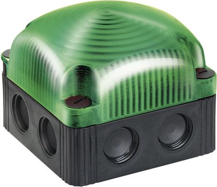 Werma Sygnalizator ostrzegawczy zielony 24V DC LED stały IP66 (853.200.55)