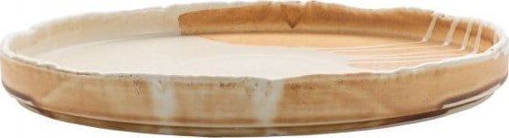 SAMTO Talerz okrągły płaski 28 cm kremowy