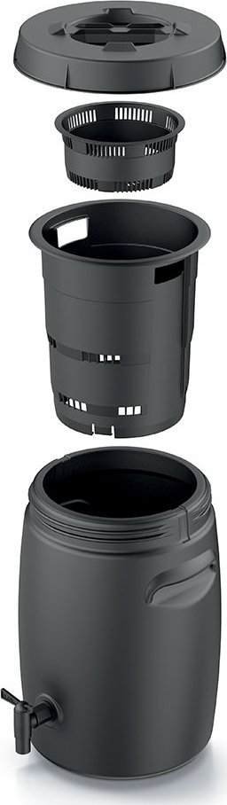 Prosperplast Zbiornik na nawóz, kompost Pojemnik do wytwarzania nawozu COMBIOLIQ 25l + kranik