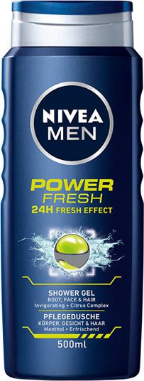 Nivea Men Power Fresh Żel pod prysznic 500ml