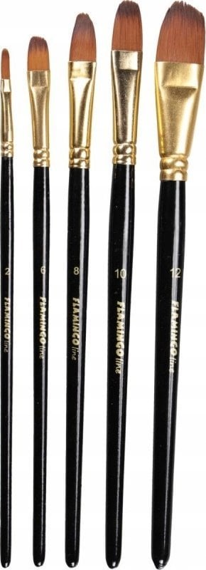 Titanum Pędzle artystyczne 5 sztuk