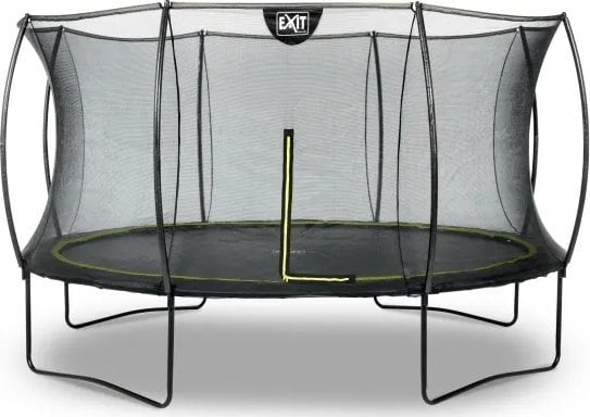 Exit EXIT Silhouette trampoline ø366cm - black, Udendørs, Rund, Skruefjeder, Trampolin, Børn, 120 kg