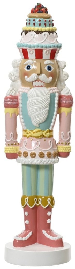 Figurka świąteczna Dziadek do Orzechów tworzywo sztuczne 13x50,5cm 1szt