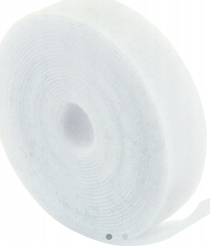 Schwaiger Schwaiger Klettbandrolle 300x12x2mm weiß