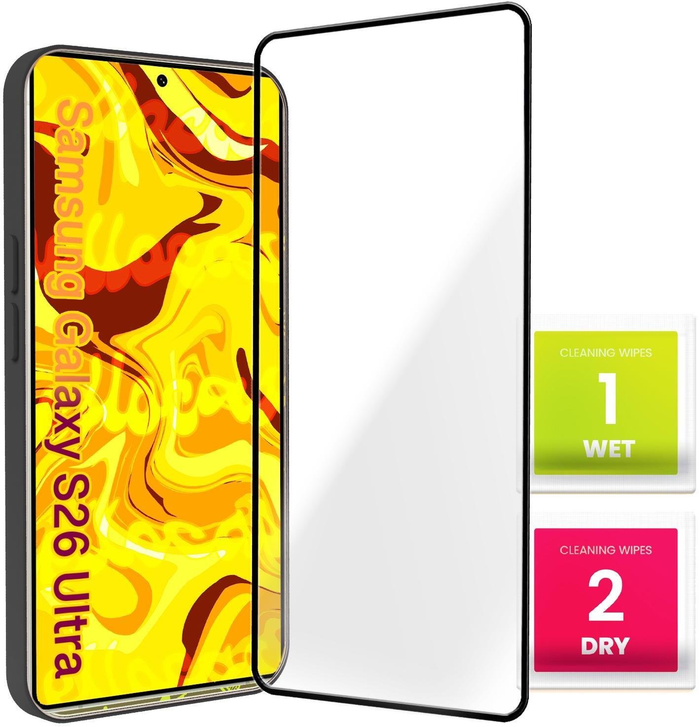 Szkło Hartowane Do Samsung Galaxy S26 Ultra (Pełne, 5D, Szybka, 9H)