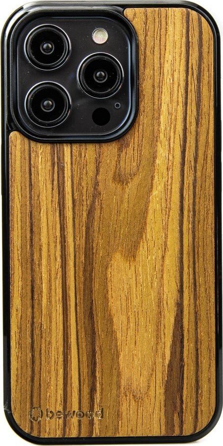 BeWood Drewniane Etui Bewood na iPhone 14 Pro OLIWKA
