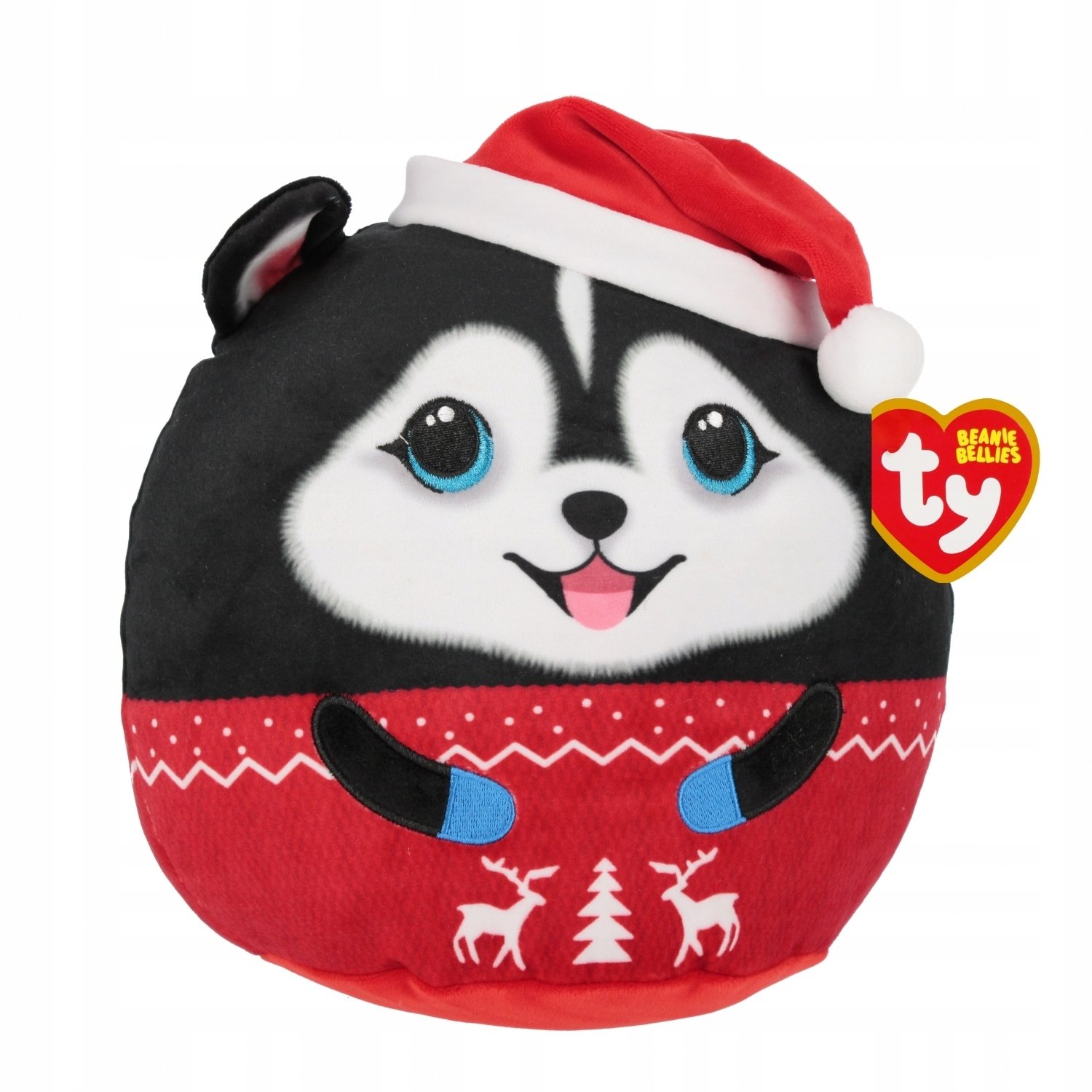 Ty Squishy Beanies Rudy - czarny pies 22cm