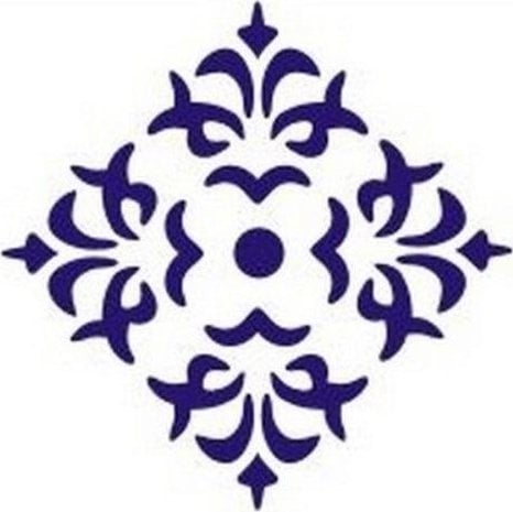 Szablon zmywalny ornament 12x15cm 0,5mm